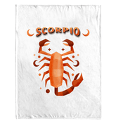 Scorpio Sherpa Blanket | Zodiac Series 2 - Beyond T-shirts